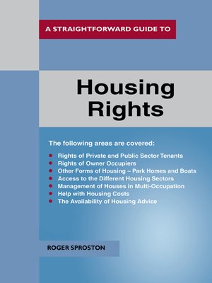 cover image of A Guide to Housing Rights
